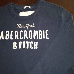 Men's Abercrombie & Fitch heavy pullover shirt